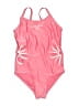 Limited Too Graphic Pink One Piece Swimsuit Size 7 (estimated) - photo 1