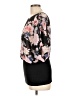 Ruby Ribbon Black 3/4 Sleeve Blouse Size L - photo 5