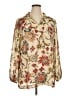 Travelsmith Floral Ivory 3/4 Sleeve Blouse Size XL - photo 1