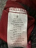 Blueberi Boulevard 100% Polyester Plaid Burgundy Dress Size 8 - photo 4