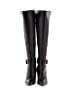 Nine West 100% Leather Black Boots Size 6 1/2 - photo 2