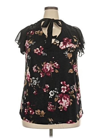Lavish Short Sleeve Blouse (view 1)