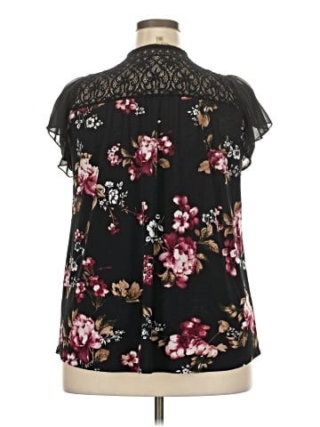 Lavish Short Sleeve Blouse (view 2)