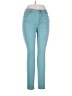 CAbi Color Block Teal Jeans Size 10 - photo 1