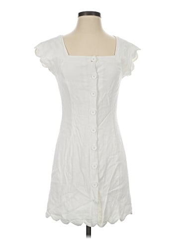 Aqua Sleeveless Button-Down Shirt (view 1)
