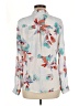 Candie's 100% Polyester Floral Ivory Long Sleeve Blouse Size M - photo 2