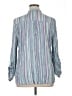 Ruby Rd. Stripes Purple Blue 3/4 Sleeve Button-Down Shirt Size 1X - photo 2