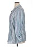 Ruby Rd. Stripes Purple Blue 3/4 Sleeve Button-Down Shirt Size 1X - photo 5