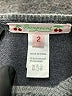 Bonpoint Chevron-herringbone Gray Wool Pullover Sweater Size 2 - photo 3