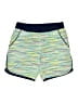 Lands' End Color Block Green Athletic Shorts Size 14 - photo 1