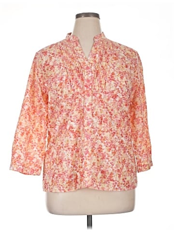 JM Collection 3/4 Sleeve Blouse (view 1)