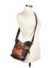 BOC 100% Vinyl Color Block Brown Crossbody Bag One size - photo 2