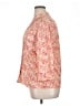 JM Collection Floral Orange Pink 3/4 Sleeve Blouse Size 16 - photo 5