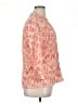 JM Collection Floral Orange Pink 3/4 Sleeve Blouse Size 16 - photo 4