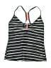 Nike Stripes Black Swimsuit Top Size 6 - photo 1
