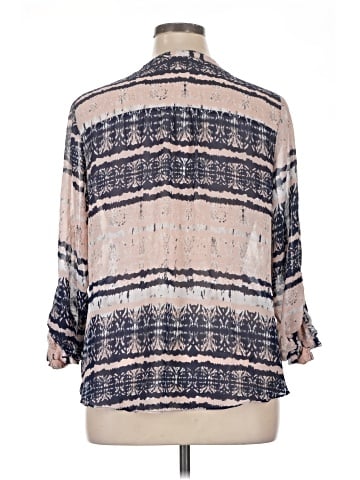 a.n.a. A New Approach 3/4 Sleeve Blouse (view 2)