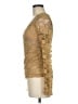 B. Moss Gold Long Sleeve Top Size M - photo 5
