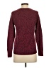 H&M Animal Print Burgundy Pullover Sweater Size S - photo 2