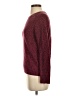 H&M Animal Print Burgundy Pullover Sweater Size S - photo 5