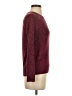 H&M Animal Print Burgundy Pullover Sweater Size S - photo 4