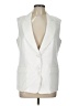 Milly Ivory White Tuxedo Vest Size 10 - photo 1
