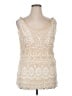 Chenault Ivory Sleeveless Blouse Size XL - photo 1