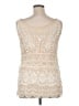 Chenault Ivory Sleeveless Blouse Size XL - photo 2