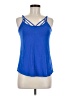 Naked Zebra Blue Sleeveless Top Size M - photo 1