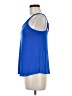 Naked Zebra Blue Sleeveless Top Size M - photo 5