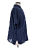 Max Studio Checkered-gingham Blue Short Sleeve Button-Down Shirt Size M - photo 4