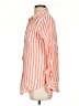 St. John's Bay Stripes Orange Long Sleeve Button-Down Shirt Size S - photo 5