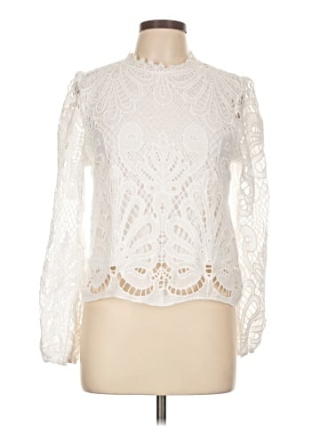 Ultra Pink Long Sleeve Blouse (view 1)