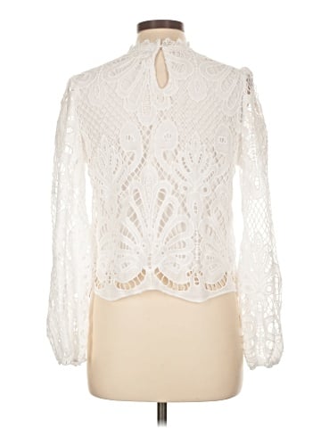 Ultra Pink Long Sleeve Blouse (view 2)