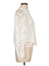 Ultra Pink 100% Polyester Ivory White Long Sleeve Blouse Size L - photo 4
