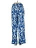 Unbranded Floral Blue Casual Pants Size XS (petite) - photo 2
