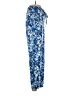 Unbranded Floral Blue Casual Pants Size XS (petite) - photo 4