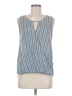 West Kei 100% Polyester Blue Sleeveless Blouse Size M - photo 1