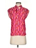 Bar III 100% Polyester Color Block Pink Sleeveless Blouse Size XXS - photo 1