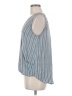 West Kei 100% Polyester Blue Sleeveless Blouse Size M - photo 5