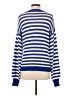 Unsubscribed 100% Cotton Stripes Blue Pullover Sweater Size XS - photo 2