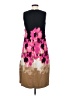 DKNY 100% Polyester Graphic Brown Cocktail Dress Size 4 (petite) - photo 2