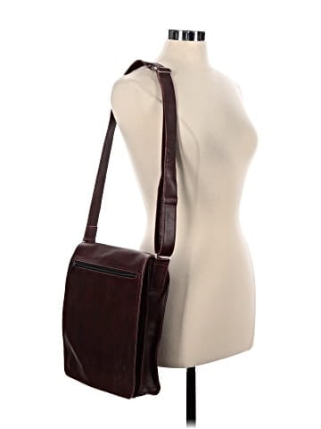 Unbranded Leather Messenger (view 2)