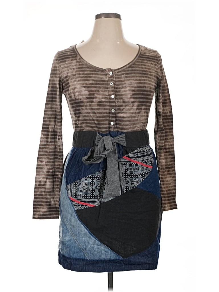 Pre-owned Desigual Casual Dress In Gray