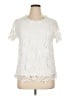 Unbranded Ivory Short Sleeve Blouse Size XL - photo 1