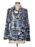 Sunny Leigh Paisley Blue Long Sleeve Blouse Size L - photo 1