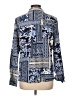 Sunny Leigh Paisley Blue Long Sleeve Blouse Size L - photo 2