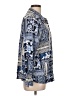 Sunny Leigh Paisley Blue Long Sleeve Blouse Size L - photo 4