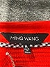MING WANG Checkered-gingham Red Coat Size M - photo 3