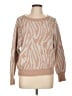 Rebecca Taylor Animal Print Tan Pullover Sweater Size M - photo 1