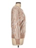 Rebecca Taylor Animal Print Tan Pullover Sweater Size M - photo 4